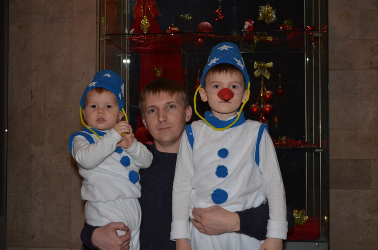 Наш первый Новый год на елке
