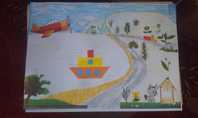 Вот так и мы приняли участие в Республиканском конкурсе "Крым глазами детей"...