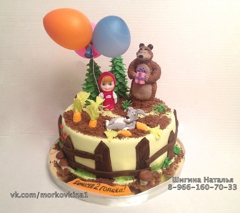 Торт "Маша и медведь"
