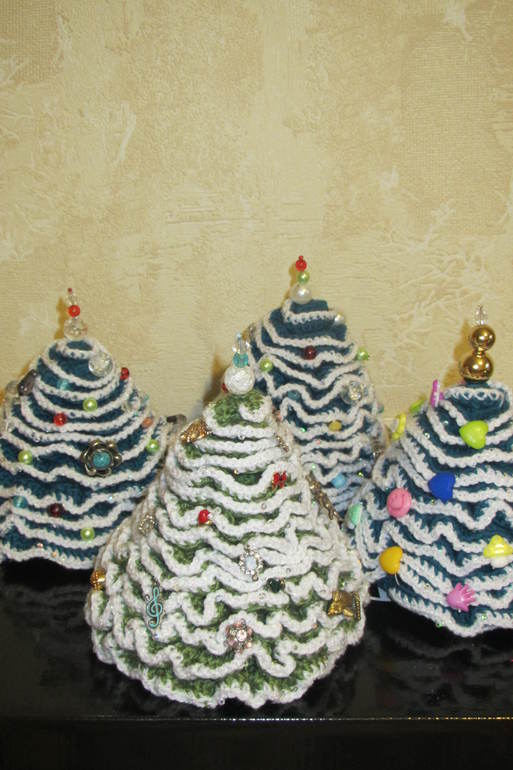 Елочки на  Новогодние столики!)))