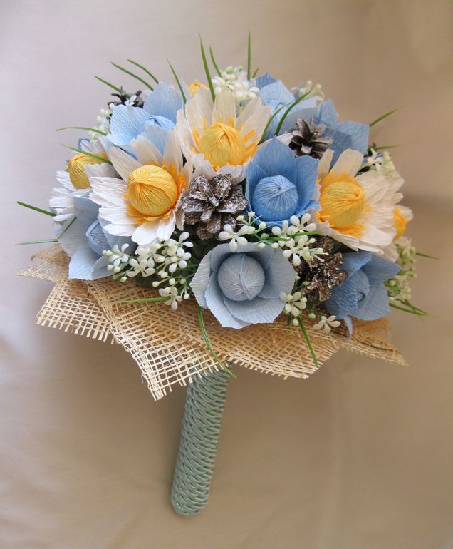 Ромашки+колокольчики, или букет для замечательной соседки