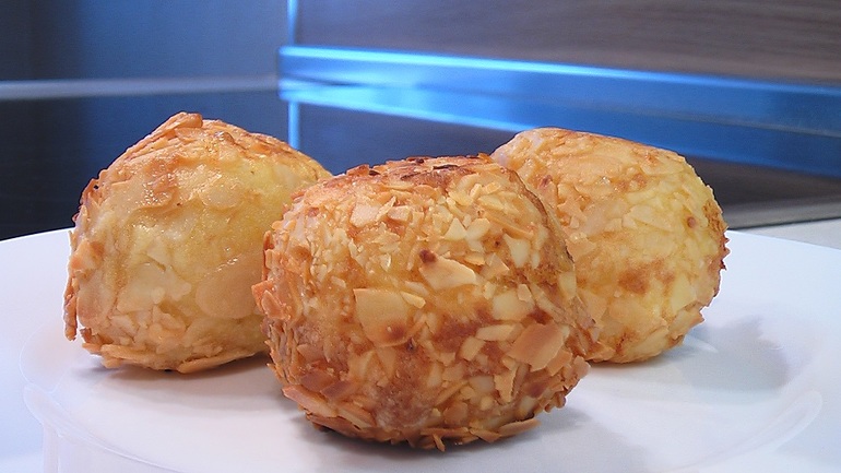 Картофельные крокеты с миндалем видео рецепт
