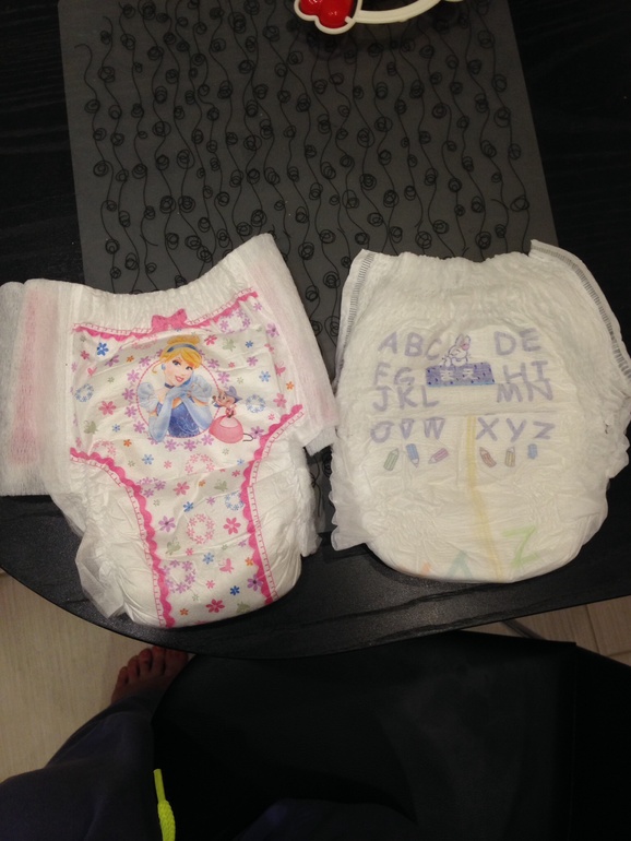 Эксперимент трусики Huggis и Merries