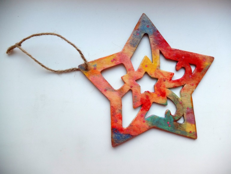 Новогодняя игрушка: первый опыт в 1,3.