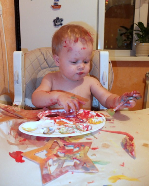 Новогодняя игрушка: первый опыт в 1,3.