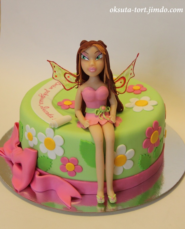 Торт "Фея цветов"