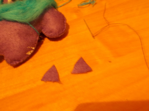 Лошадка из фетра