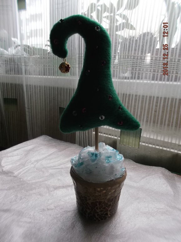 И у меня сшилась ёлочка)