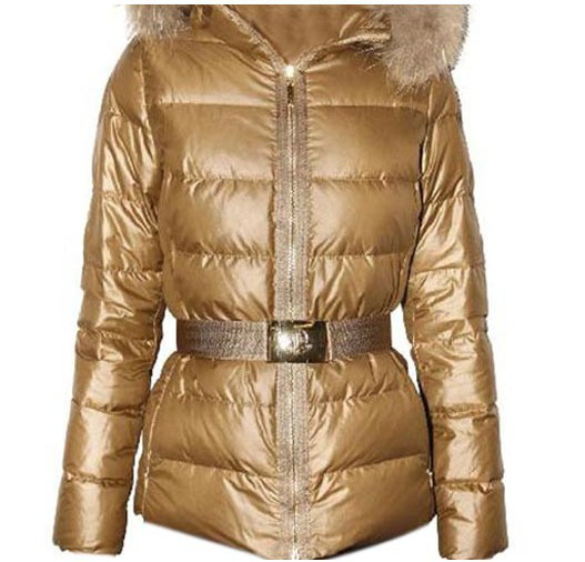 ПУХОВИК MONCLER. ЦВЕТ ЗОЛОТИСЫЙ. РАЗМЕР L. 46-48. 5000РУБ.