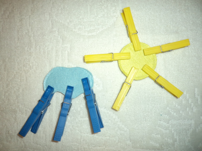 Игры с прищепками