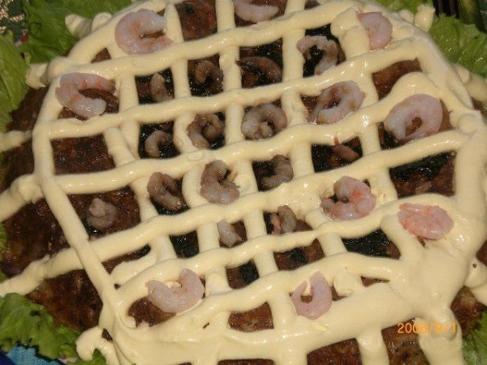 Может кому-то понравится оформление блюд))))