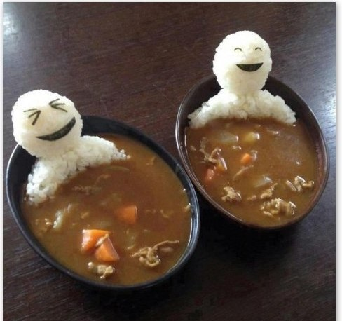 Может кому-то понравится оформление блюд))))