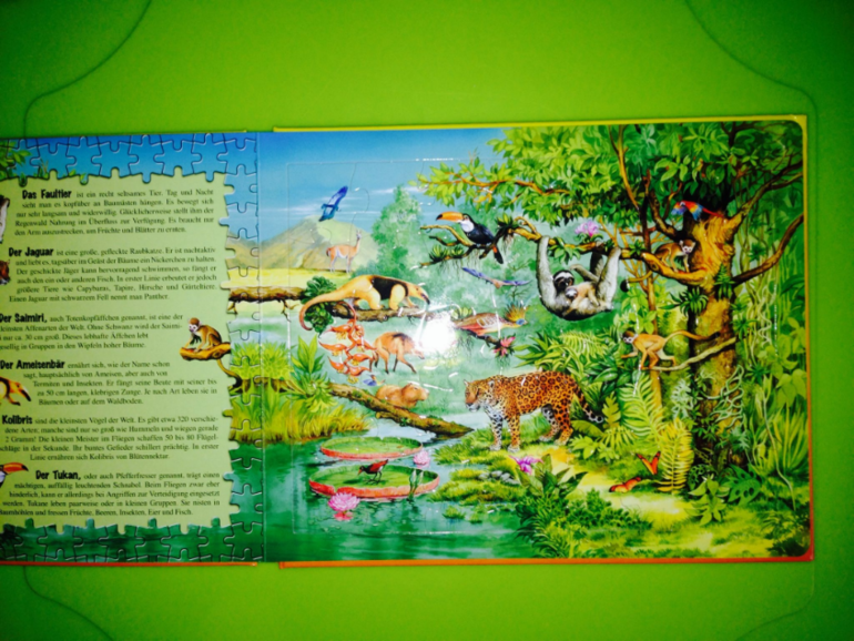 Немецкие книги паззлы.