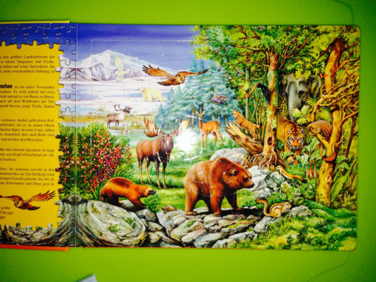 Немецкие книги паззлы.