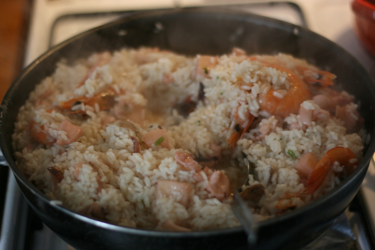 Неправильное ризотто по-рыбацки / Risotto alla pescatora