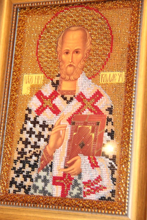 Николай Чудотворец и Матронушка (Кроше)