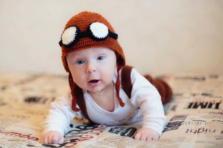 Давненько не брала я в руки крючок... или шапочки для фотосессий)