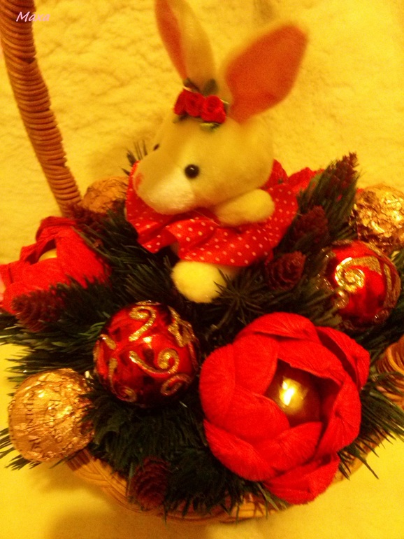 Корзиночка для второй принцессы, дочки друга мужа