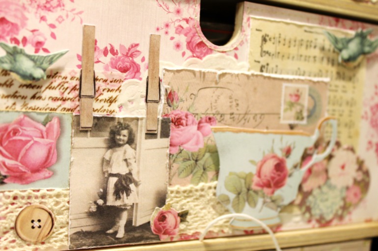 Декор икеевского комода в стиле Тильда