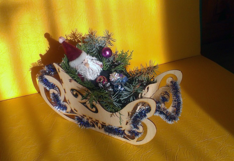 И мы с поделкой