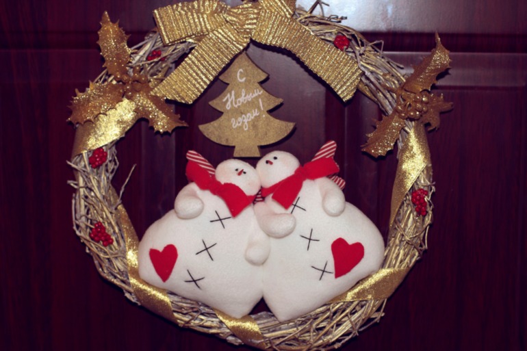 Новогодний веночек.
