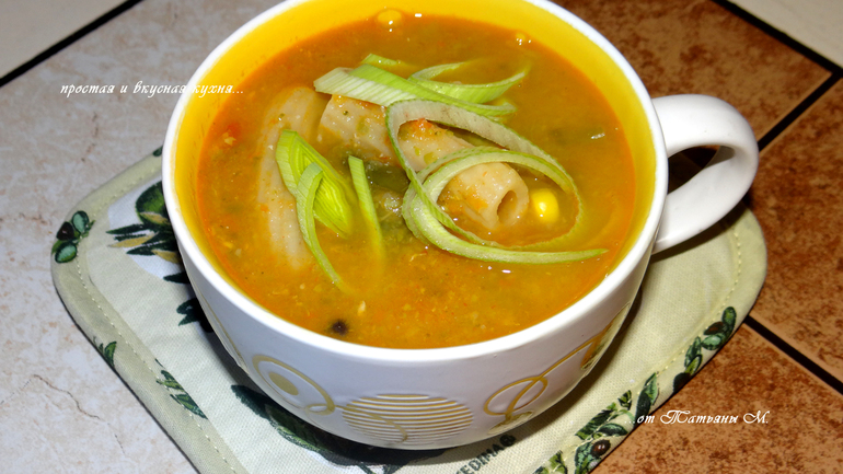 Minestrone (минестроне - овощной итальянский суп)