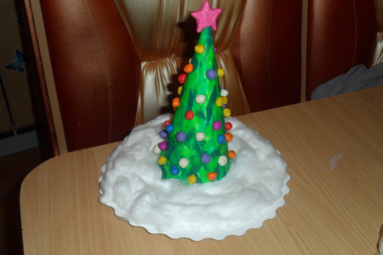 Первая поделка в садик