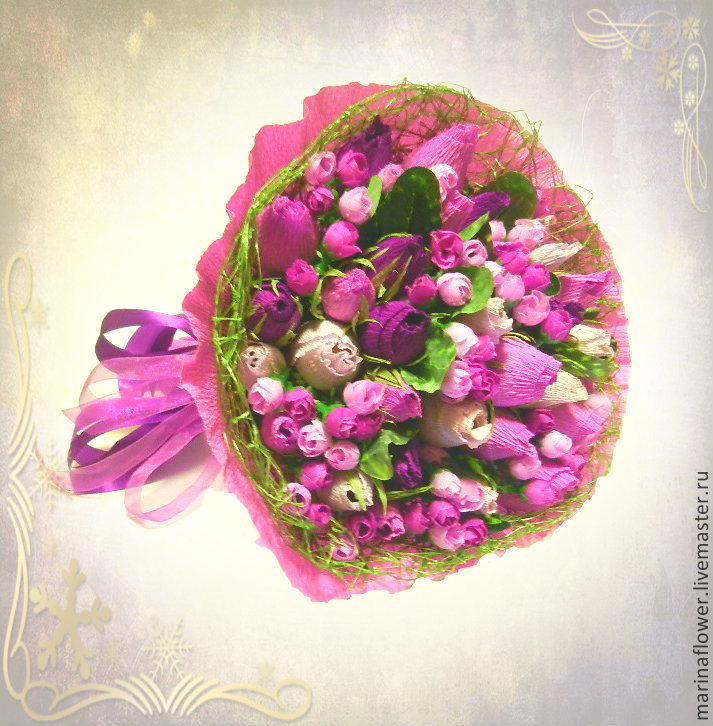 Букет из конфет и сладкие подарки на заказ