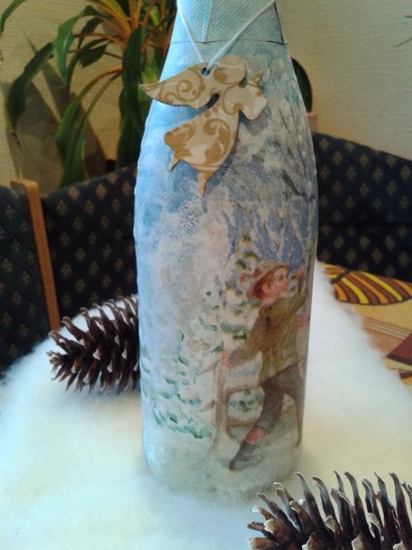 Бутылочки к Новому году моим родственникам.