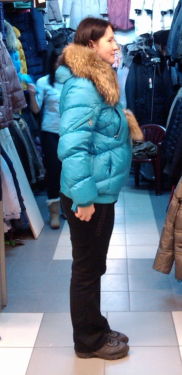 Мой пуховичек.