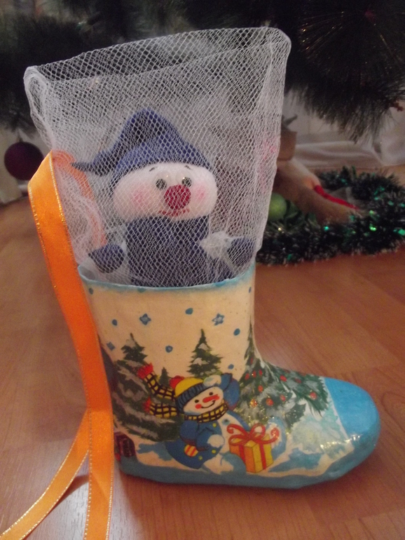 Новогодний сапожок