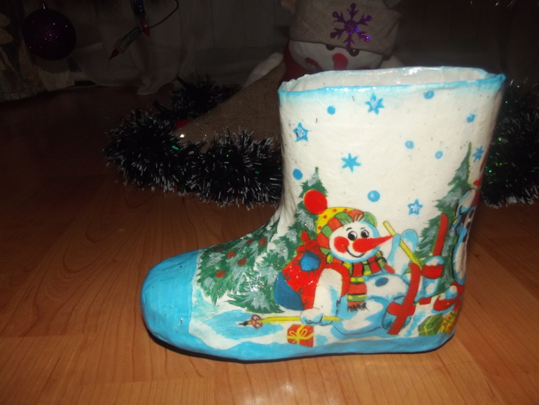 Новогодний сапожок