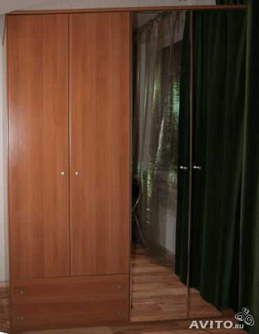 Продаю спальню (ШКАФ + ДВУХСПАЛЬНУЮ КРОВАТЬ). ПОДОЛЬСК!