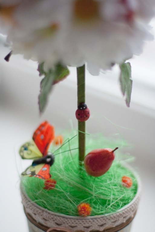 Топиарий ромашково-грушевй