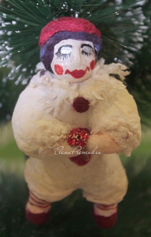 Елочные игрушки из ваты. Ретро! Новая любовь!