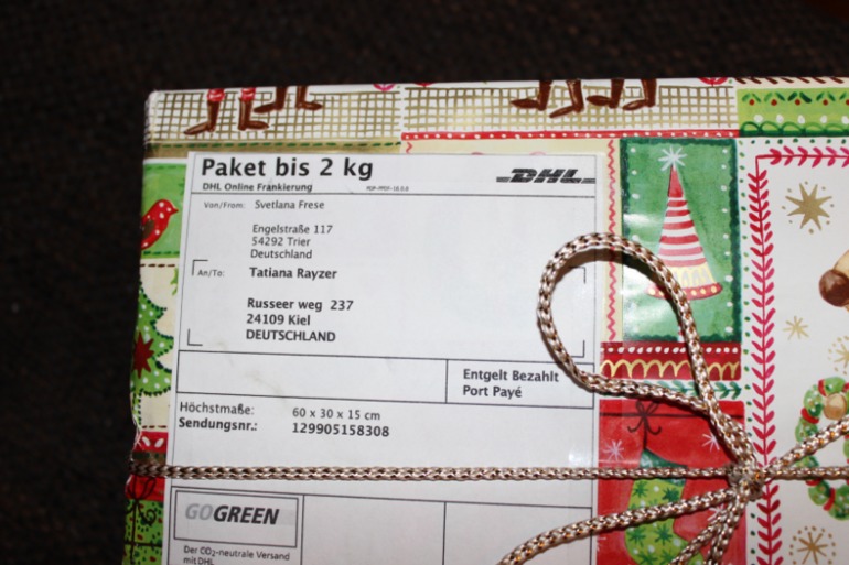 Наша посылочка от Снегурочки....Secret Santa