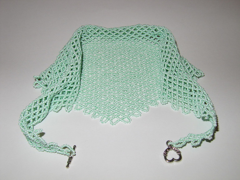 Косыночка "Мятушка" и браслет-оберег