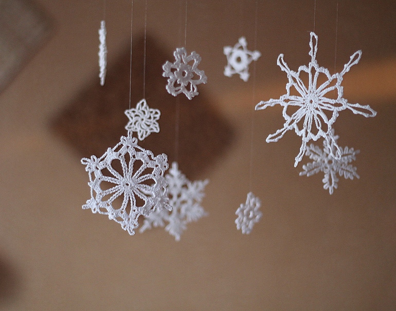 Мои снежинки)