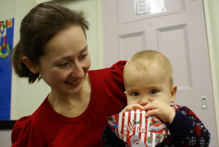 получили свой подарок на christmas!