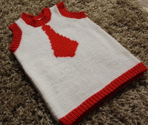 Праздничный жилет с галстуком