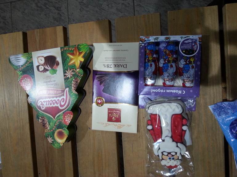 Фото моей посылочки от Танюшки