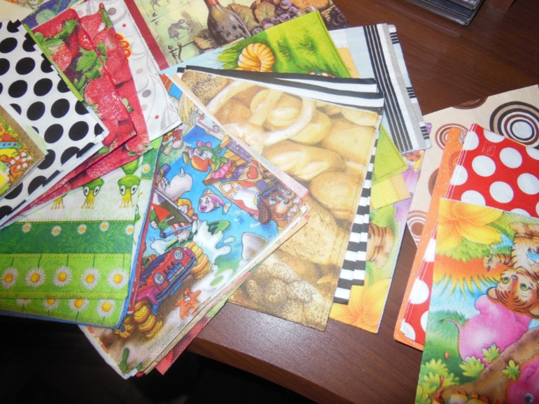 Салфетки на обмен.