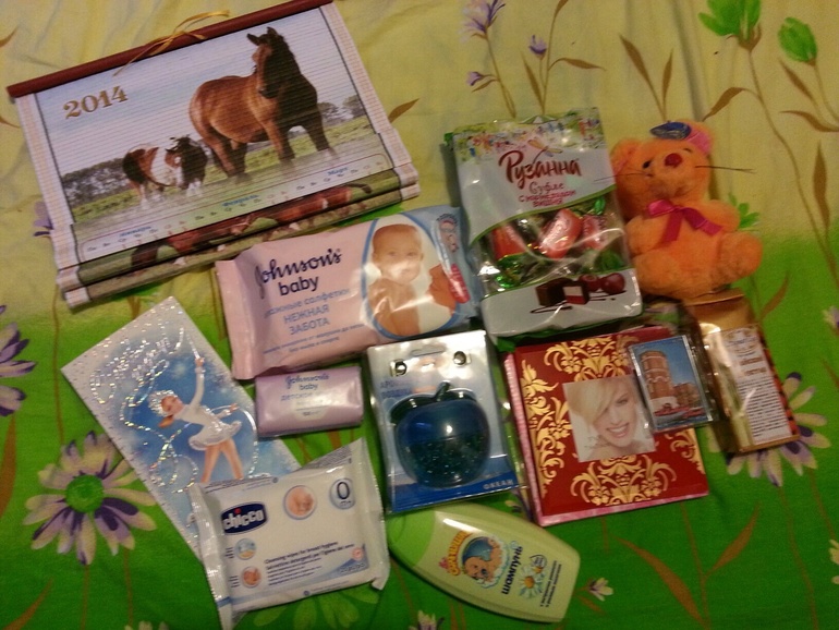 МОЯ ПЕРВАЯ ПОСЫЛОЧКА ОТ МОЕЙ  МАРИНЫ!!!!!!!