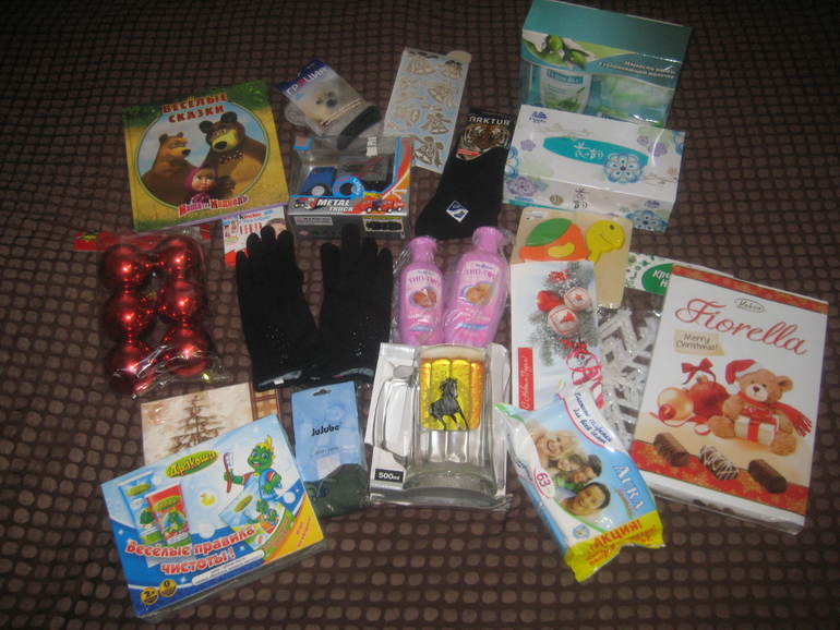 Новогодняя посылочка от снегурочки Катюши