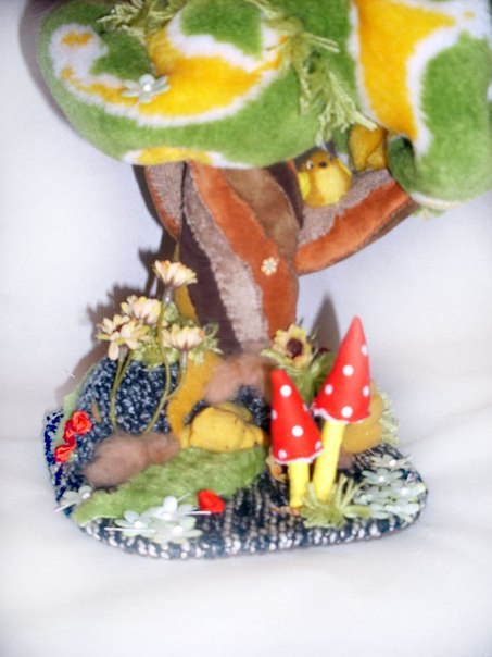 МК текстильное дерево