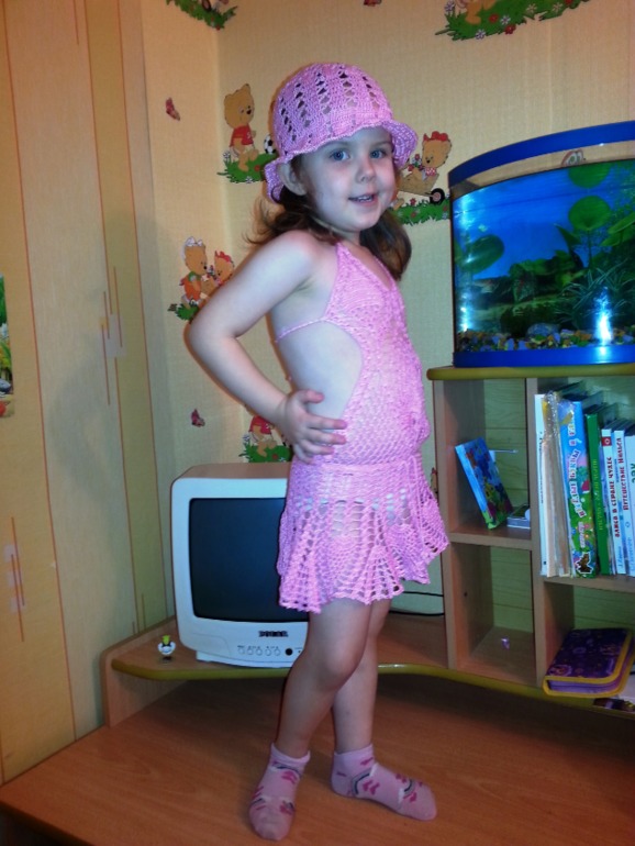 Розовый комплектик