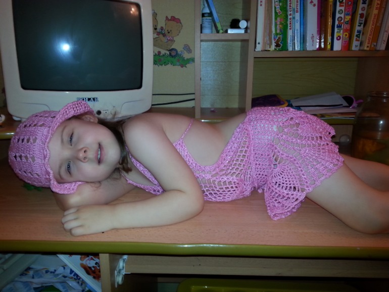 Розовый комплектик