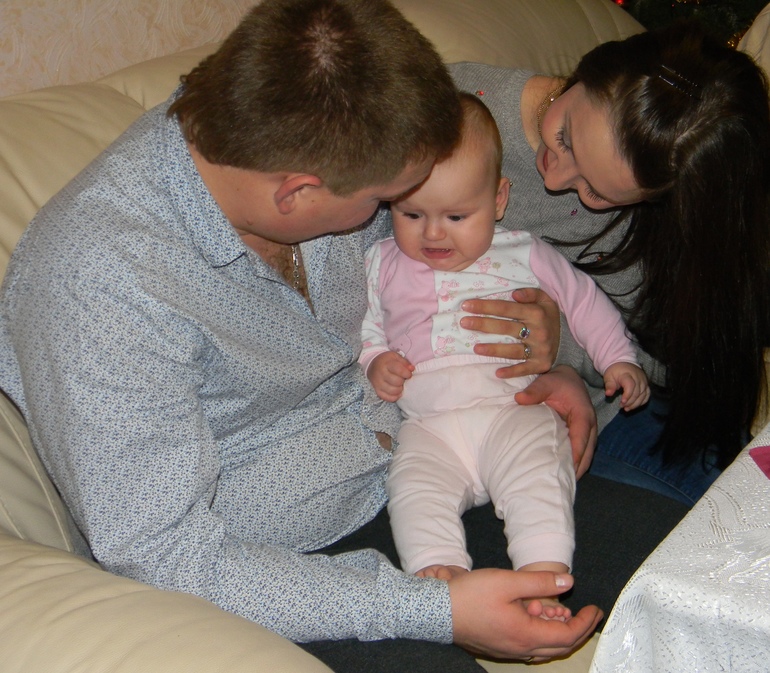 Подарок от доченьки на Новый год