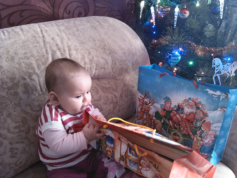 Маленькой полгода!