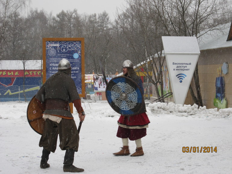 Новый год в Измайловском парке.